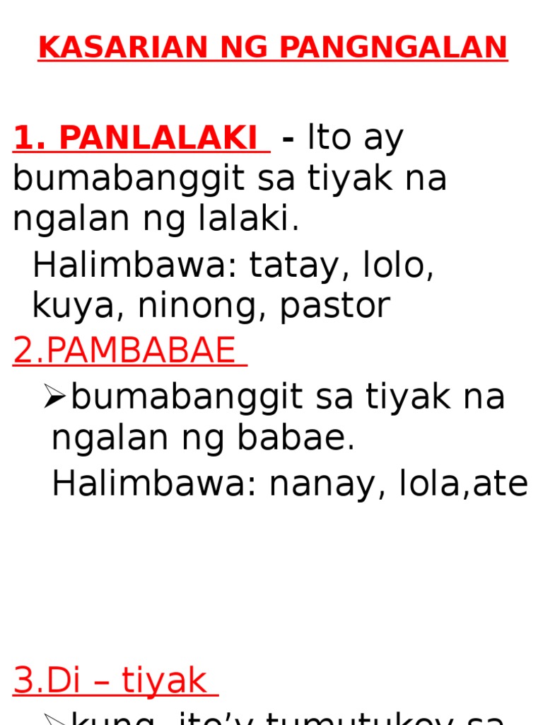 Halimbawa Ng Pangungusap Ng Walang Kasarian