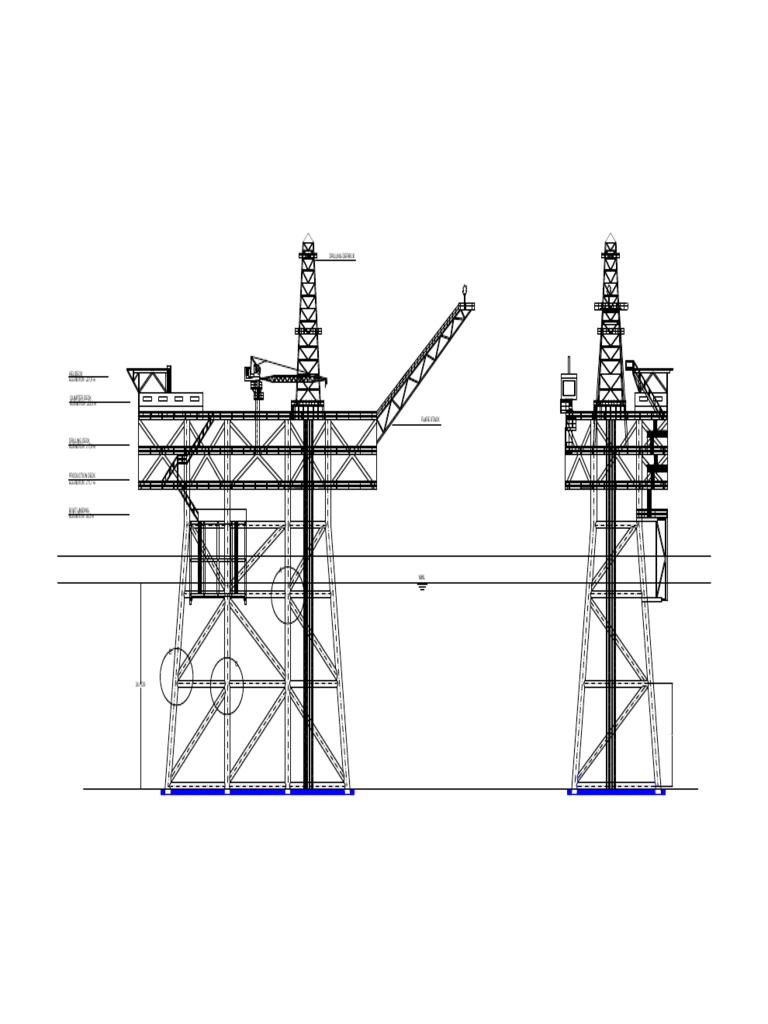 Offshore Drilling Platform Layout | PDF