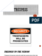 Trespass