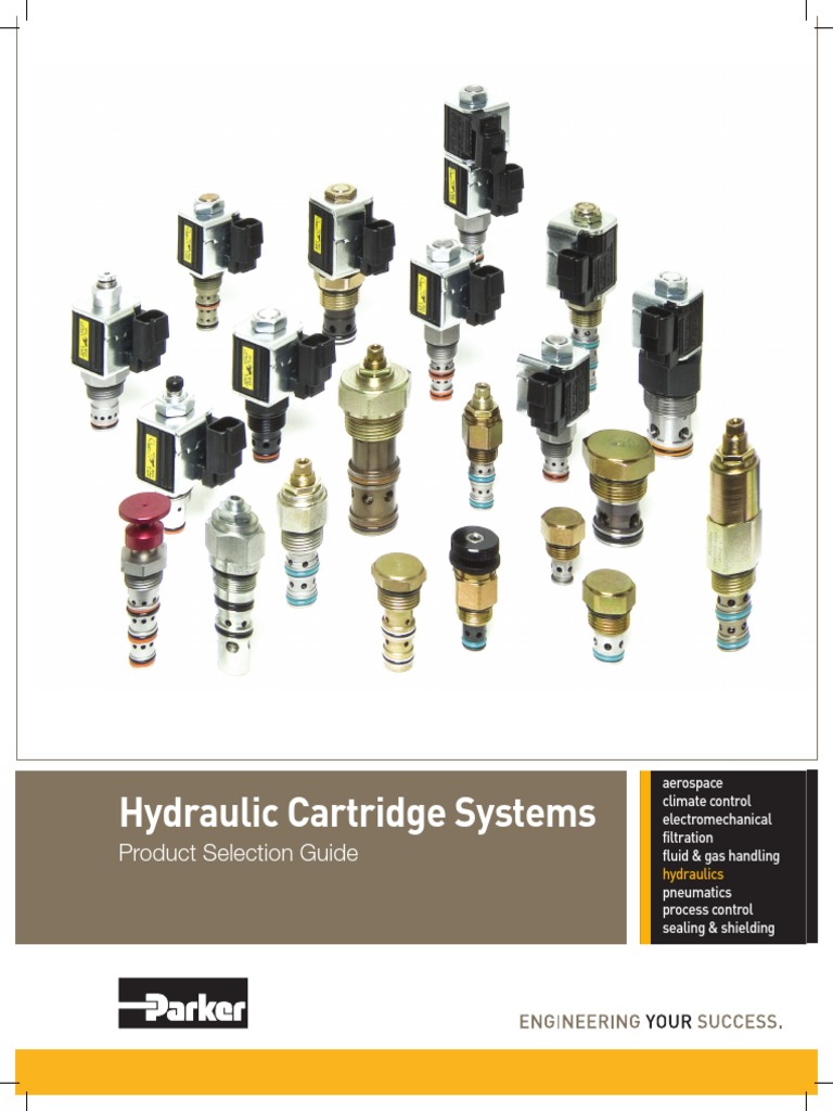 Parker Hydraulic Cartridge Systems Selection Guide | PDF | Valve | Piston