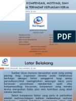 Pengaruh Kompensasi, Motivasi Dan Stres Kerja Terhadap