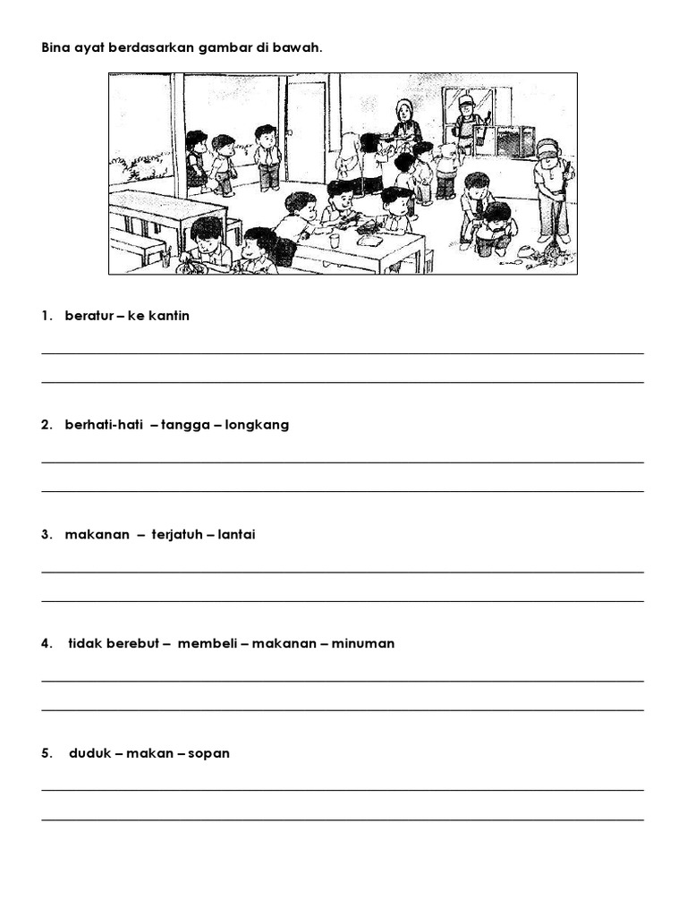 Bm Tahun 1 Membina Ayat Pdf