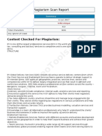 Plagiarism Scan Report: Content Checked For Plagiarism