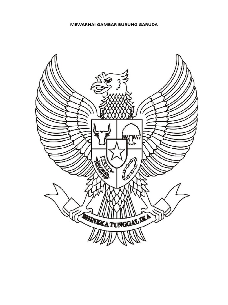 Mewarnai Gambar Burung Garuda Mewarnai Gambar Burung Garuda