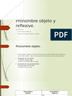 Pronombre Reflexivo/objeto