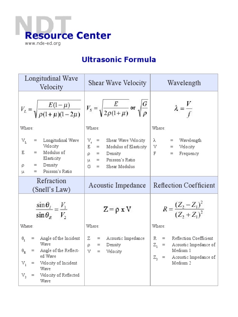 Wave Velocity and Acoustic Principles | PDF | Science & Mathematics
