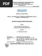 Berita Acara Perubahan Pekerjaan Berita Acara Perubahan Pekerjaan