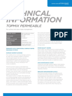 Topmix Permeable Data Sheet PDF