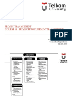 Kuliah 11 Project Procurement Management