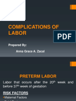 Complications of Labor