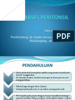 Abses Peritonsil