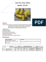 Datasheet Motor DC