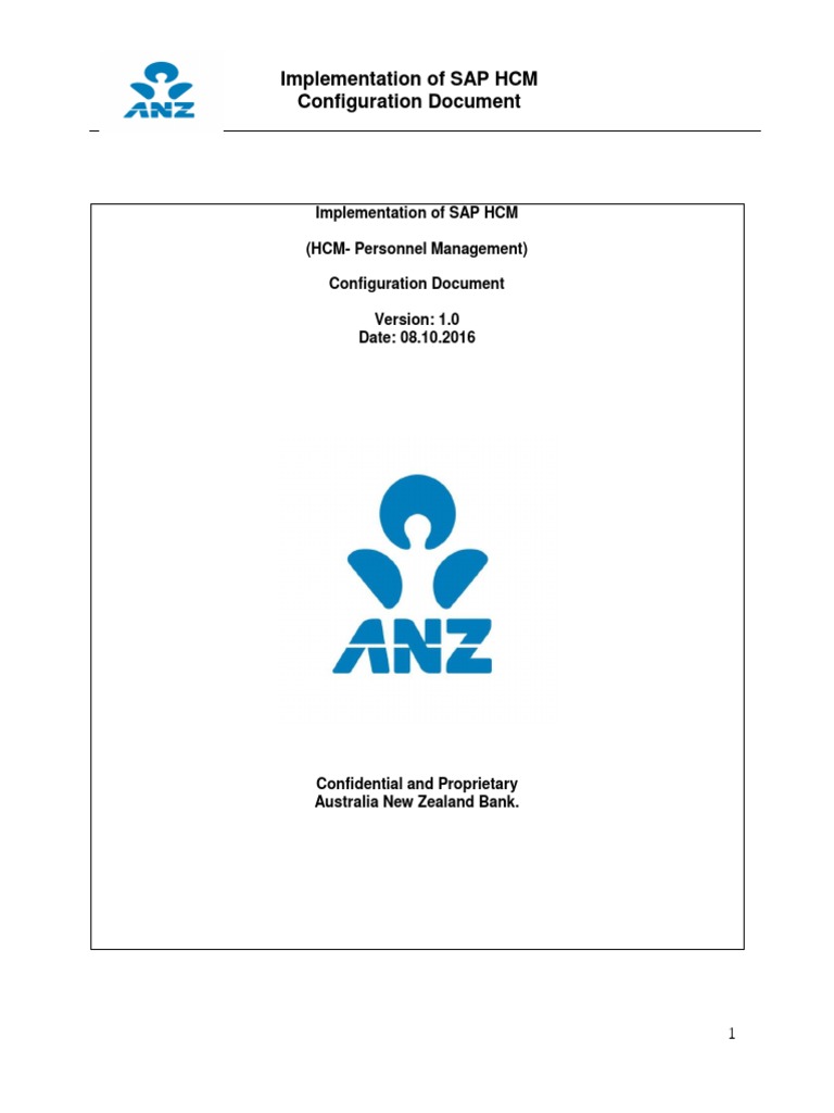 Sap HR Configuration Guide To Personnel Management PDF Menu