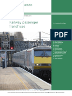 Railway Passenger Franchises