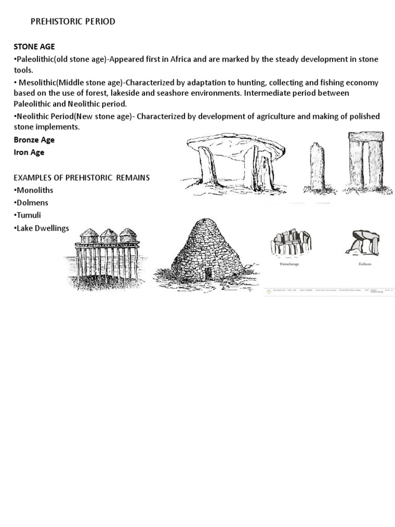 Prehistoric Period PDF