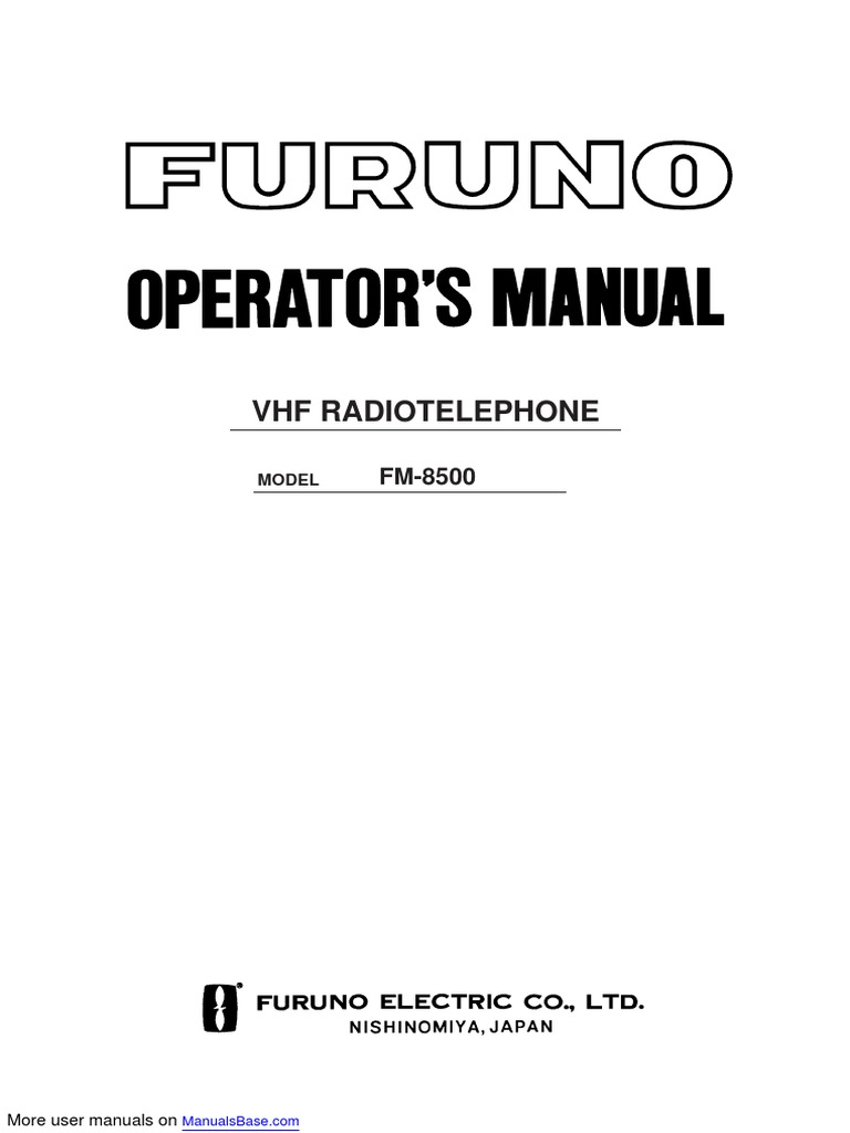 FM 8500, PDF, Transmitter