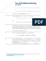 Solving Math Problems from APMO 2000 Exam