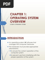 Os Ch1 Operating System Overview PDF