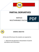 L8 Partial Derivatives