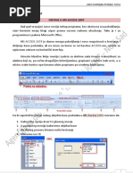 Microsoft Access 2007 Novine U Ms Access 2007