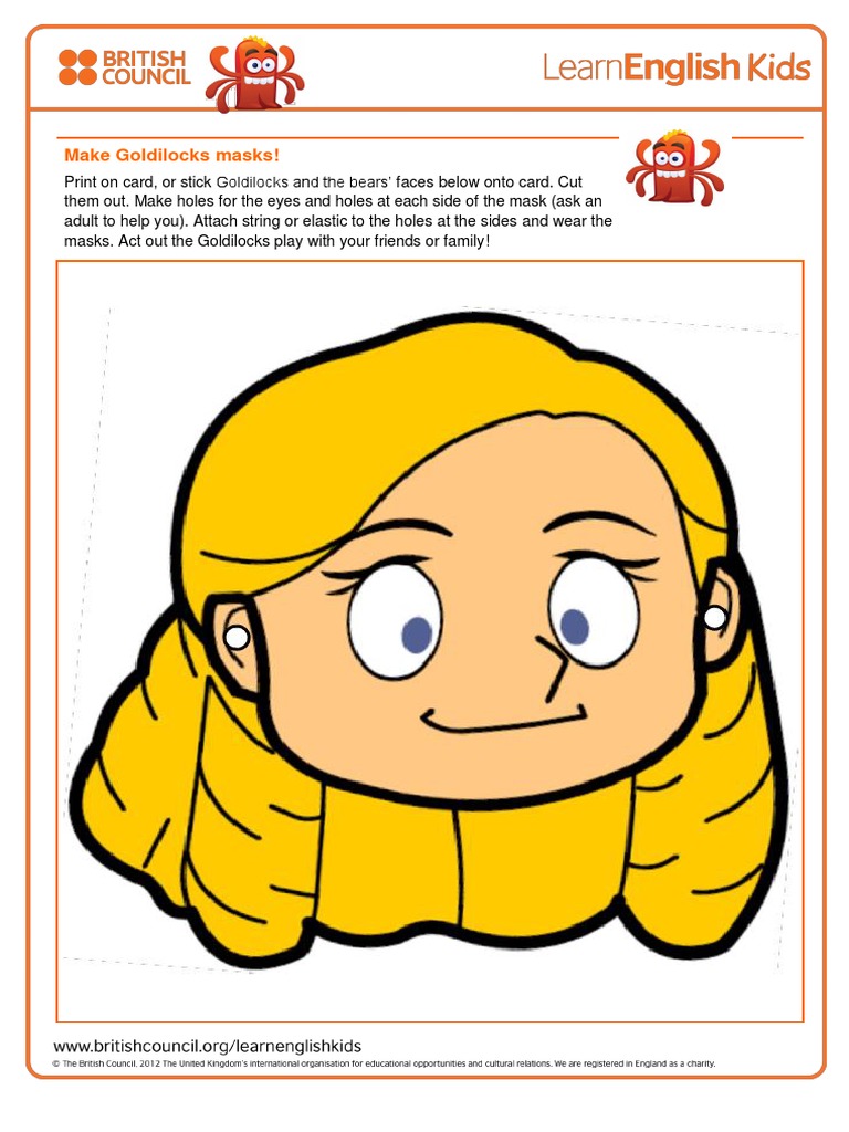 Craft Goldilocks Masks | PDF