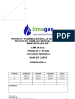 Proyecto: "Ingeniería de Detalle Del Sistema de Protección Contra Incendio de La Planta Envasadora de GLP"