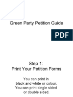 Green Party Petition Guide