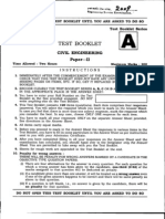 Engineering Services Civil Engg model paper