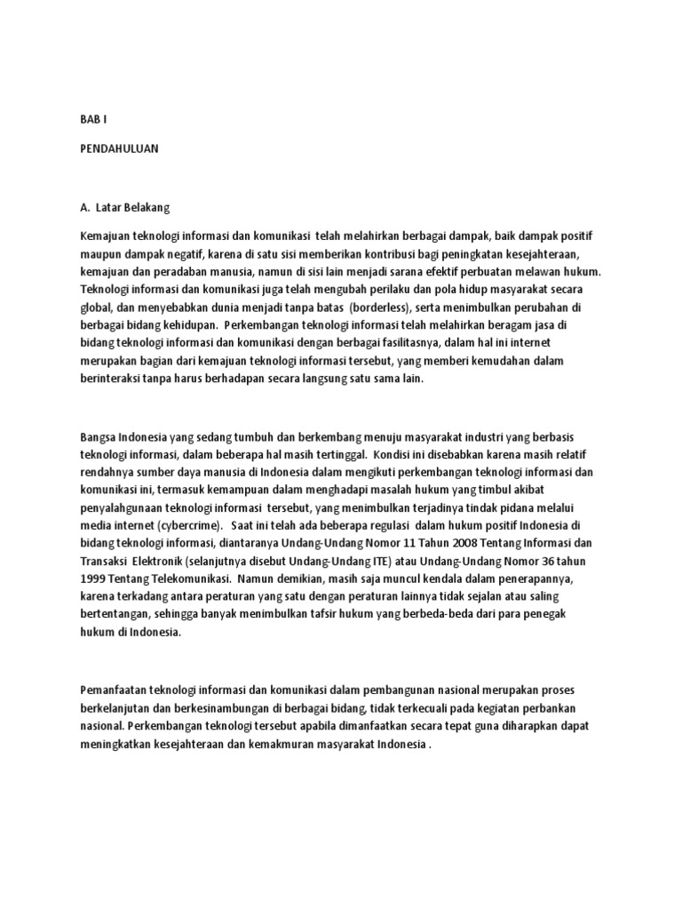 Contoh Skripsi Cyber Crime