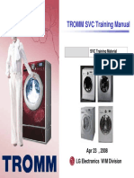 LG Tromm Washing Machine Front Load Training Manual 2008 PDF