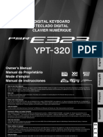 Manual Yamaha PSR E323 PDF