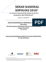 SNA2010 - KMLVII - Zulyani Hidayah - Rasa Dan Citarasa Makanan Nusantara