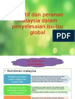 4.7 & 4.8 Inisiatif Dan Peranan Malaysia ,Impak Isu Global