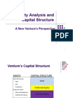 Equity Analysis and Capital Structure
