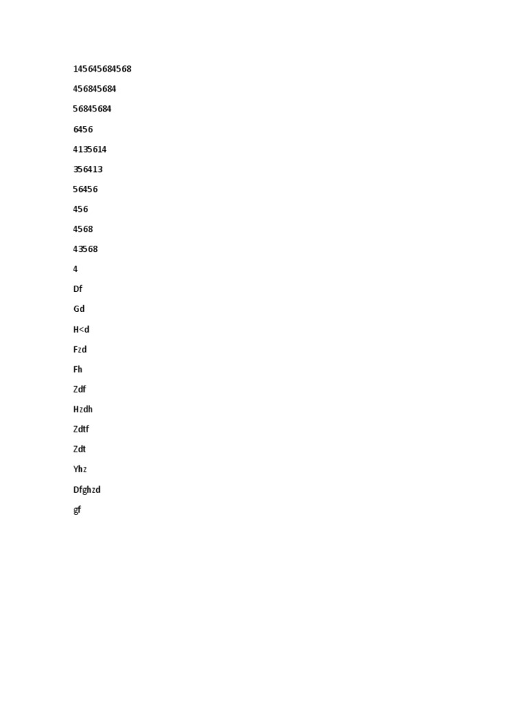 Numeric and Text Data Compilation | PDF