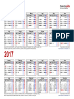 Two Year Calendar 2016 2017 Landscape Linear