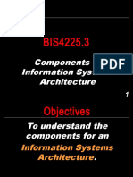 BIS4225.3 - Components of Information Systems Architecture