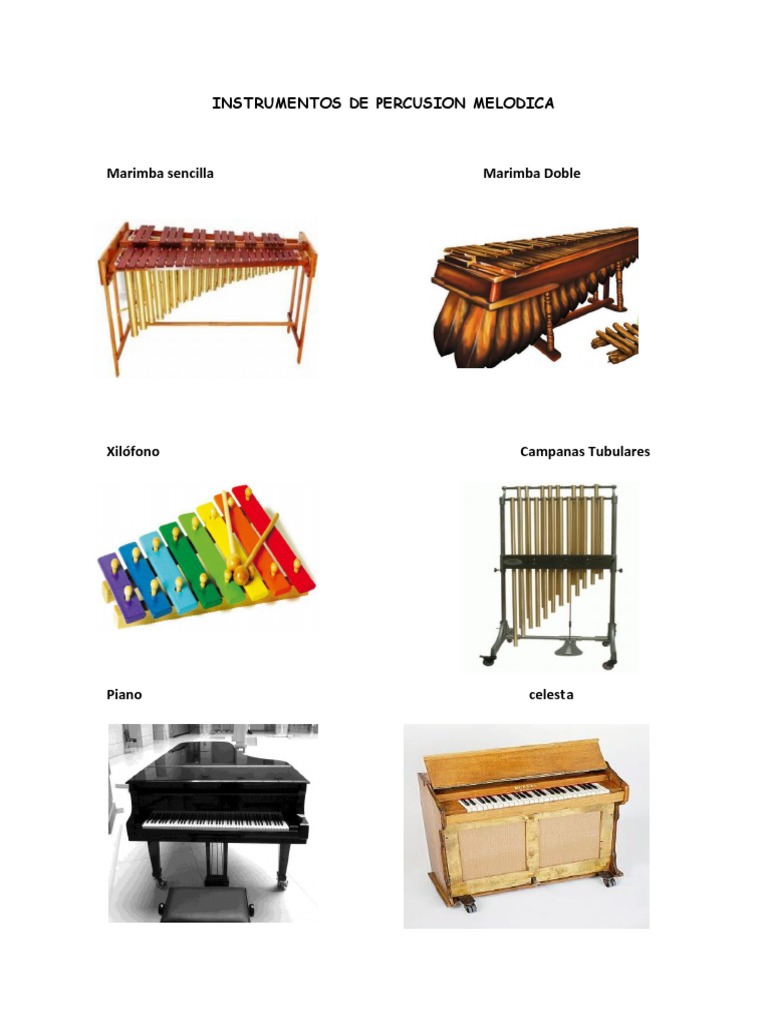 Instrumentos de Percusion Melodica PDF