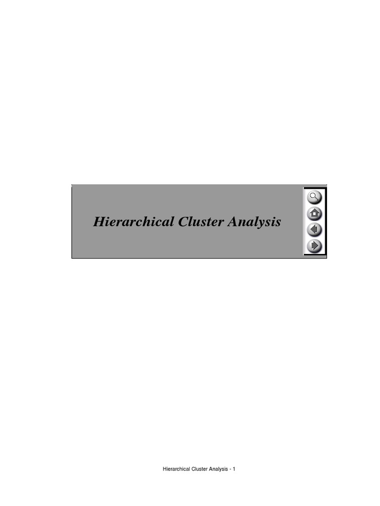 Hierarchical Cluster Analysis in SPSS | PDF | Cluster Analysis | Distance