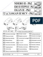 Installation Instructions for Dacia Sandero II, Sandero II Stepway, Logan II and Logan II MCV