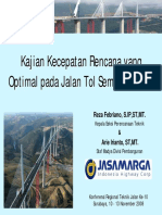 KRTJ 10 20 Kajian Kecepatan Rencana Yang Optimal Pada Pembangunan Jalan Tol Semarang Solo