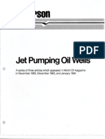 Jet Pumping Oil Wells, Guiberson, WO, 1983 & 1984, 18 Pgs