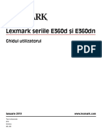 Manual Lexmark E60d Si E360dn