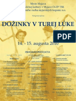 Dožinky V Turej Lúke 2010 - Plagát