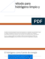 Nuevo Método para Generar Hidrógeno Limpio y Barato