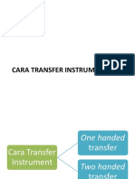 Cara Transfer Instrument