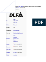 DLF Limited: This Article May Require You Can Assist by