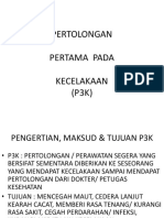 Pertolongan Pertama Pada Kecelakaan (P3K)