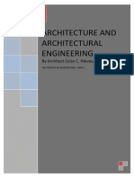 Architecture & Architectural Engineering