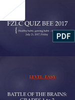 FZLC Quiz Bee 2017